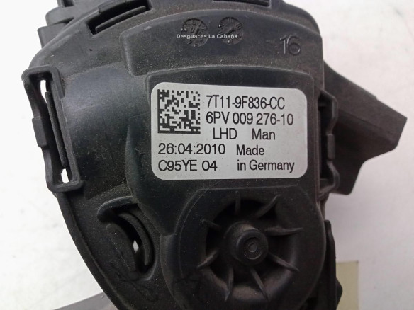 7T119F836CC POTENCIOMETRO ACELERADOR FORD TOURNEO CONNECT / GRAND TOURNEO CONNECT Kombi|Desguaces La Cabaña