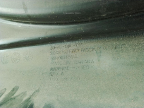 PARAGOLPES TRA JEEP CHEROKEE (KJ)|Desguaces La Cabaña