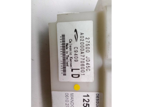 27500JD45C MANDO CLIMA NISSAN QASHQAI / QASHQAI +2 I (J10, JJ10)|Desguaces La Cabaña