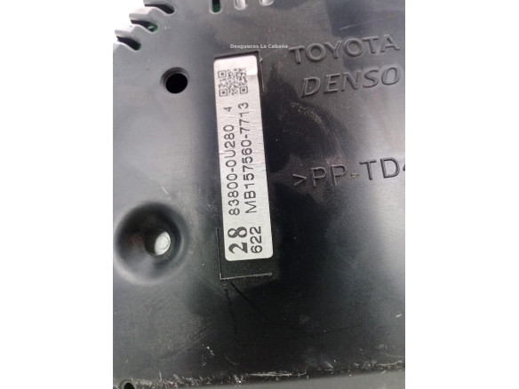838000U280, CUADRO INSTRUMENTOS TOYOTA YARIS (_P13_)|Desguaces La Cabaña