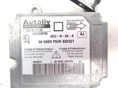 9641248780, CENTRALITA AIRBAG PEUGEOT 106 II (1A_, 1C_) |Desguaces La Cabaña