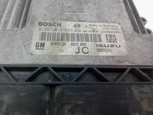 98074154 CENTRALITA MOTOR OPEL ASTRA H (A04)|Desguaces La Cabaña