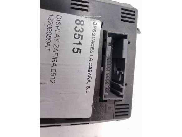 13208089AT, DISPLAY OPEL ZAFIRA B (A05)|Desguaces La Cabaña