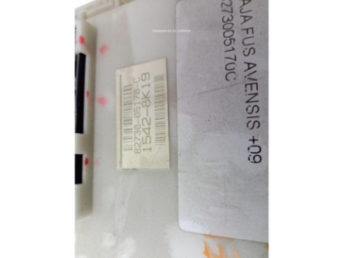 8273005170C, CAJA FUSIBLES EXTERIOR (BSM) TOYOTA AVENSIS Sedán (_T27_)|Desguaces La Cabaña