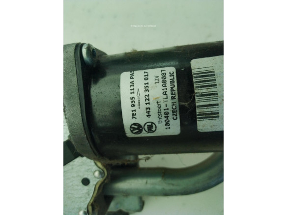 7E1955113A MOTOR LIMPIAPARABRISAS DEL VW TRANSPORTER V Autobús (7HB, 7HJ, 7EB, 7EJ, 7EF, 7EG, 7HF, 7E|Desguaces La Cabaña