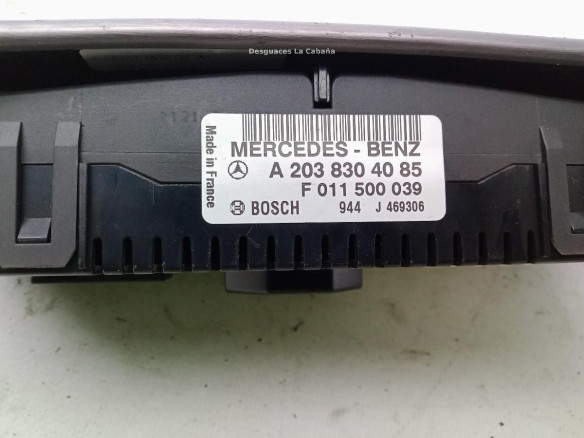 A2038304085, MANDO CLIMA MERCEDES BENZ CLASE C (W203)|Desguaces La Cabaña