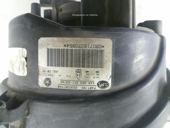 05303877AB FARO IZQUIERDO JEEP PATRIOT (MK74) |Desguaces La Cabaña