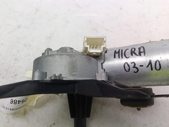 MOTOR LIMPIAPARABRISAS TRA NISSAN MICRA III (K12)|Desguaces La Cabaña