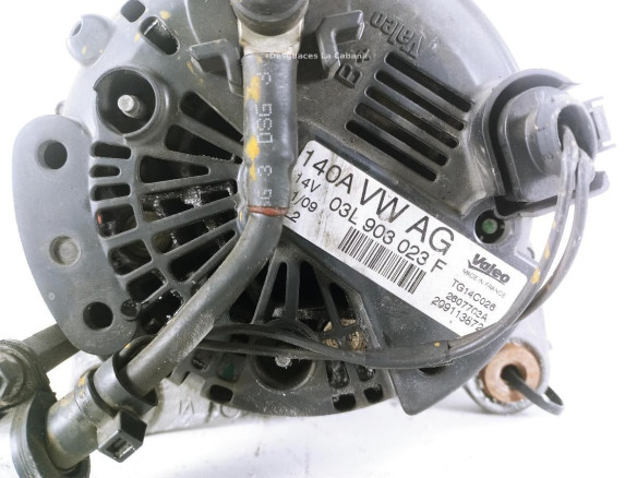 03L903023F ALTERNADOR VW GOLF VI (5K1) |Desguaces La Cabaña