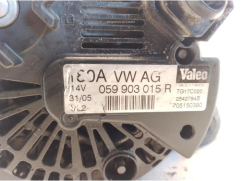 059903015R ALTERNADOR AUDI A6 (4F2, C6)|Desguaces La Cabaña