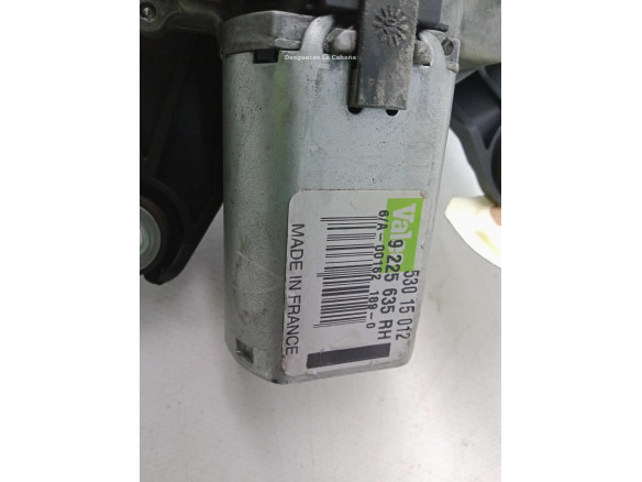 9225635RH MOTOR LIMPIAPARABRISAS TRA OPEL COMBO Furgón/ranchera familiar|Desguaces La Cabaña