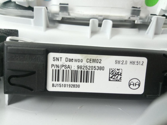 9825205380 PLAFON DEL PEUGEOT 2008 II |Desguaces La Cabaña