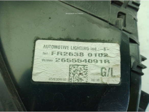 265554091R PILOTO TRA IZQ EXT RENAULT CLIO IV (BH_)|Desguaces La Cabaña