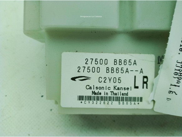 27500BB65A MANDO CLIMA NISSAN QASHQAI / QASHQAI +2 I (J10, JJ10)|Desguaces La Cabaña