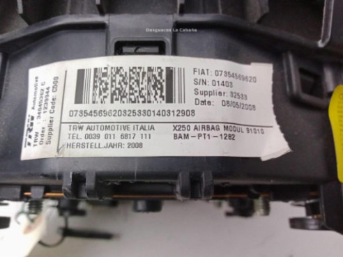 07354569620 AIRBAG IZQ FIAT DUCATO Furgón (250_, 290_)|Desguaces La Cabaña