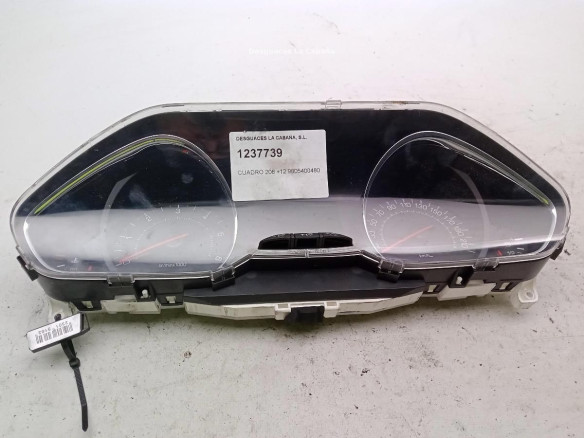 9805400480, CUADRO INSTRUMENTOS PEUGEOT 208|Desguaces La Cabaña