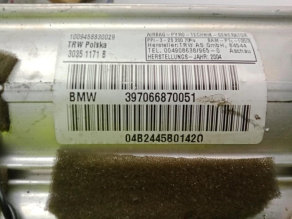397066870051 AIRBAG DER BMW 1 (E87)|Desguaces La Cabaña