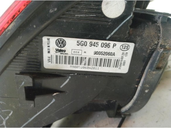 PILOTO TRA DER EXT VW GOLF VII (5G1, BQ1, BE1, BE2)|Desguaces La Cabaña