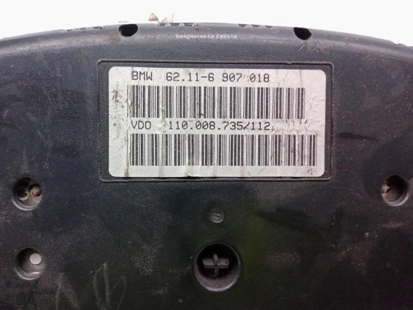 62116907018, CUADRO INSTRUMENTOS BMW 5 (E39)|Desguaces La Cabaña