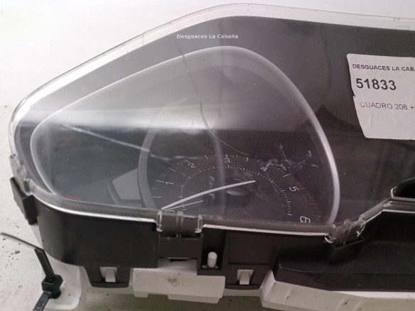 9813848980, CUADRO INSTRUMENTOS PEUGEOT 208|Desguaces La Cabaña