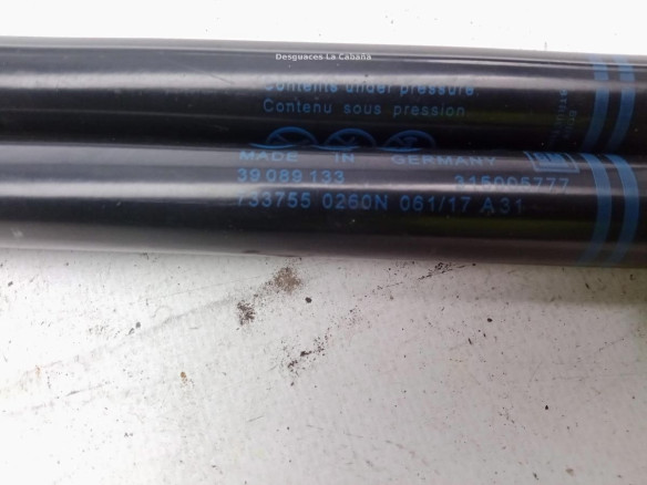 AMORTIGUADOR PORTON / TAPA MALETA OPEL CORSA E (X15)|Desguaces La Cabaña