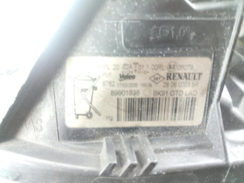 260600035R FARO IZQUIERDO RENAULT LAGUNA III (BT0/1)|Desguaces La Cabaña