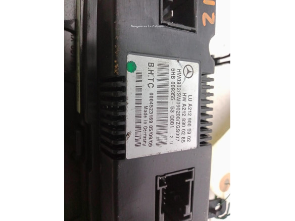 A2129005902, MANDO CLIMA MERCEDES BENZ CLASE E (W212)|Desguaces La Cabaña
