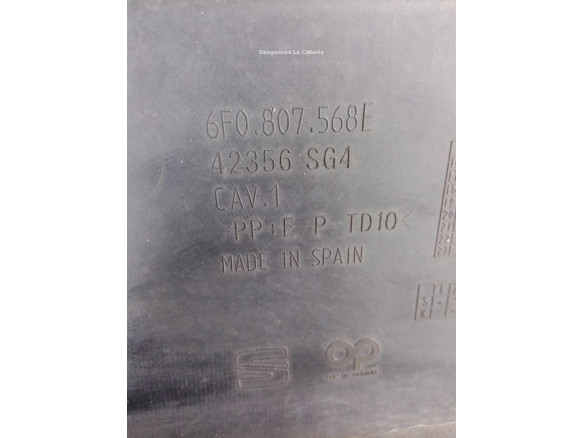 6F0807568E PARAGOLPES TRA SEAT IBIZA V (KJ1) |Desguaces La Cabaña