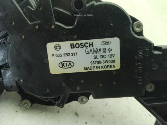 987003W000 MOTOR LIMPIAPARABRISAS TRA KIA SPORTAGE (SL)|Desguaces La Cabaña