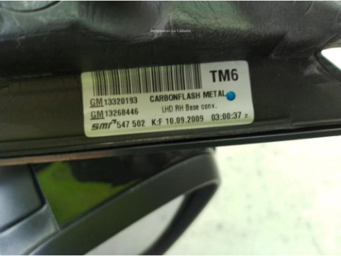 13329089 ESPEJO DER OPEL INSIGNIA A Sedán (G09)|Desguaces La Cabaña