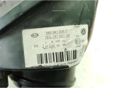 1K6941030P FARO DERECHO VW GOLF V (1K1)|Desguaces La Cabaña