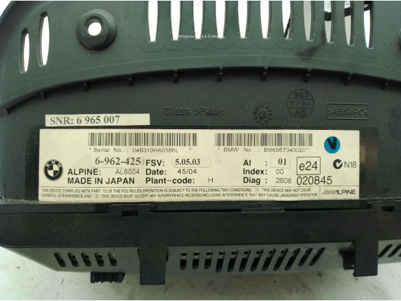 6962425 PANTALLA MULTIMEDIA BMW 3 (E90)|Desguaces La Cabaña