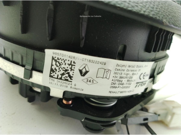 985701142R AIRBAG IZQ DACIA LODGY|Desguaces La Cabaña