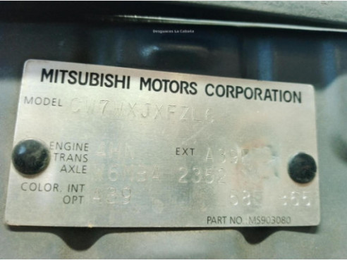 CAPO MITSUBISHI OUTLANDER II (CW_W)|Desguaces La Cabaña