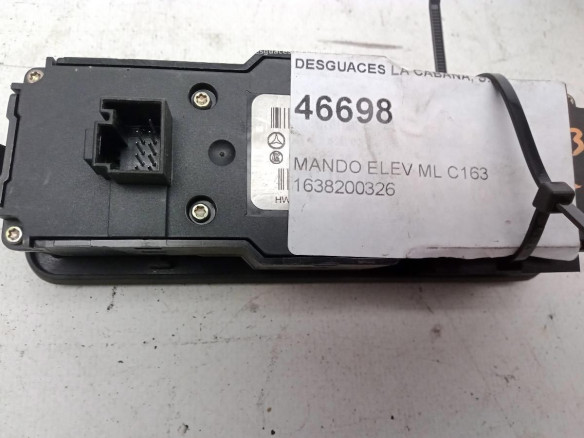 1638200326, MANDO ELEVALUNAS CONSOLA CENTRAL MERCEDES BENZ CLASE M (W163)|Desguaces La Cabaña