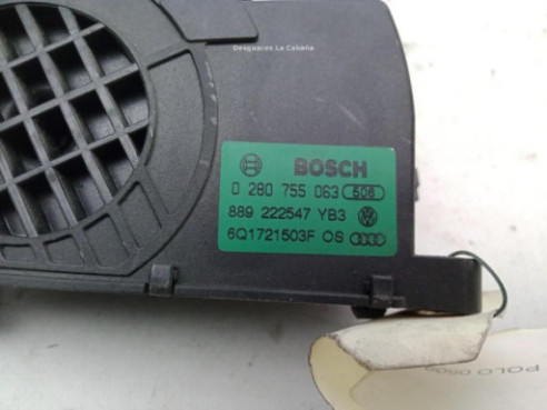 0280755063 POTENCIOMETRO ACELERADOR VW POLO (9N_)|Desguaces La Cabaña