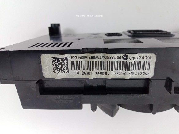  96738323XT MANDO CLIMA PEUGEOT 5008 |Desguaces La Cabaña