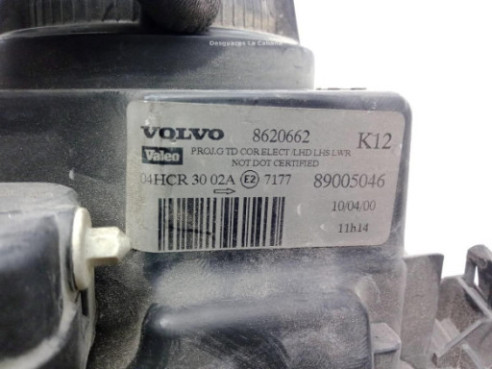 FARO IZQUIERDO VOLVO S80 I (184)|Desguaces La Cabaña