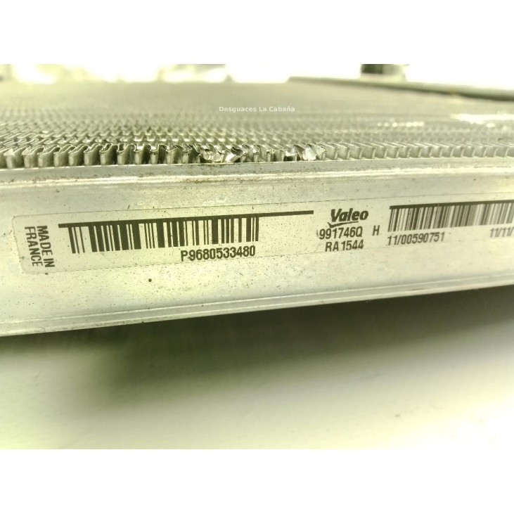 9680533480 RADIADOR AGUA CITROEN C4 II (B7) |Desguaces La Cabaña