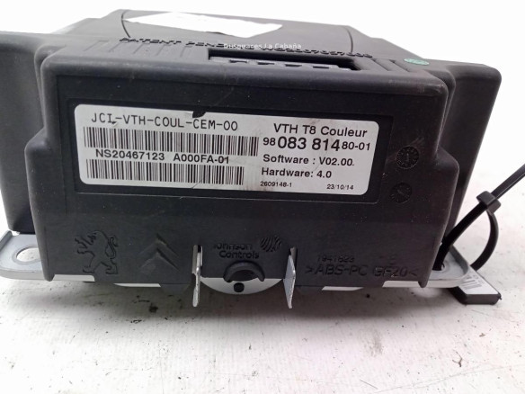 9808381480 DISPLAY PEUGEOT 3008 Limusina (0U_)|Desguaces La Cabaña