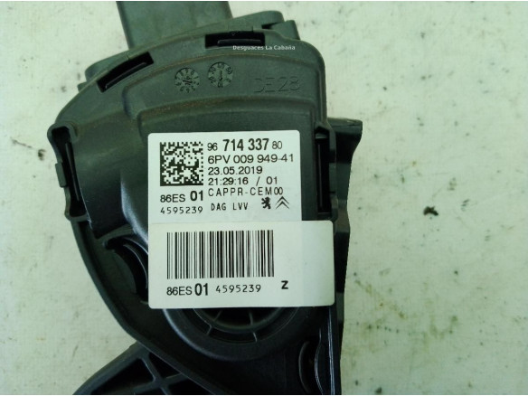 9671433780 POTENCIOMETRO ACELERADOR CITROEN C3 III (SX)|Desguaces La Cabaña