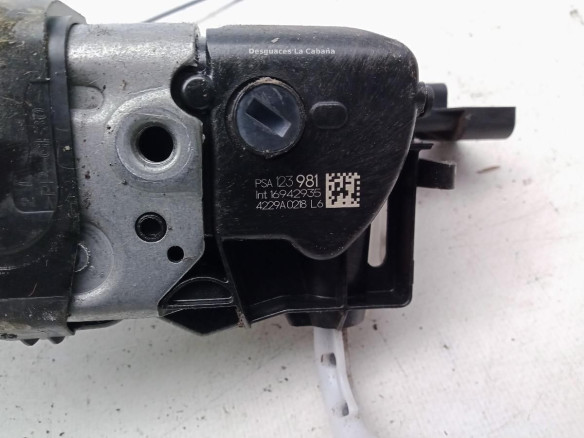 9812398180 CERRADURA PUERTA LAT DEL IZQ CITROEN C3 III (SX)|Desguaces La Cabaña