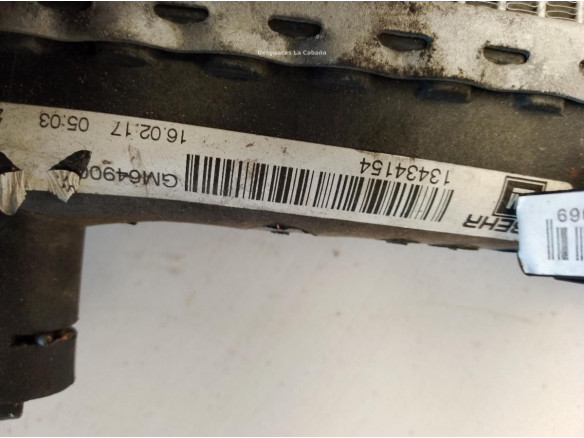 13434154 RADIADOR AGUA OPEL INSIGNIA A Sports Tourer (G09)|Desguaces La Cabaña