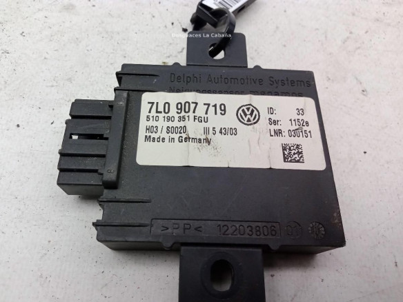 7L0907719, CENTRALITA MOTOR VW TOUAREG (7LA, 7L6, 7L7)|Desguaces La Cabaña