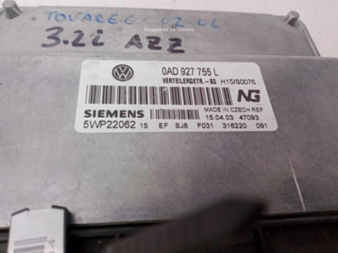 0AD927755L, CENTRALITA MOTOR VW TOUAREG (7LA, 7L6, 7L7)|Desguaces La Cabaña