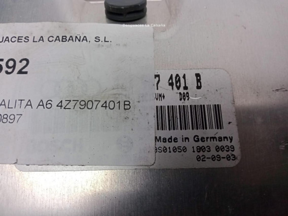 4Z7907401B,0281010897, CENTRALITA MOTOR AUDI A6 (4B2, C5)|Desguaces La Cabaña