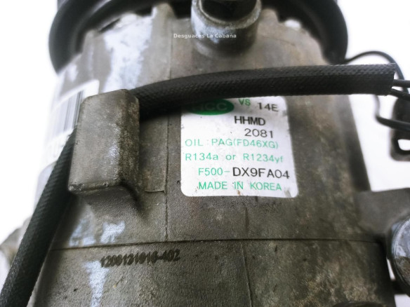 F500DX9FA04 COMPRESOR AA HYUNDAI ix35 (LM, EL, ELH) |Desguaces La Cabaña