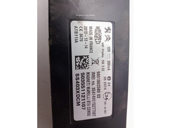 9801862580 CENTRALITA MOTOR PEUGEOT 508|Desguaces La Cabaña