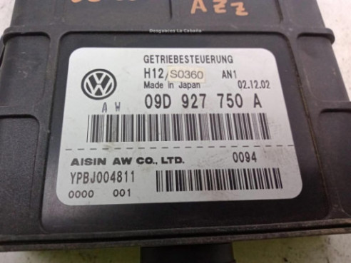 09D927750A CENTRALITA MOTOR VW TOUAREG (7LA, 7L6, 7L7)|Desguaces La Cabaña