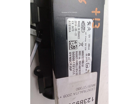 9805727380 CENTRALITA MOTOR PEUGEOT 2008|Desguaces La Cabaña